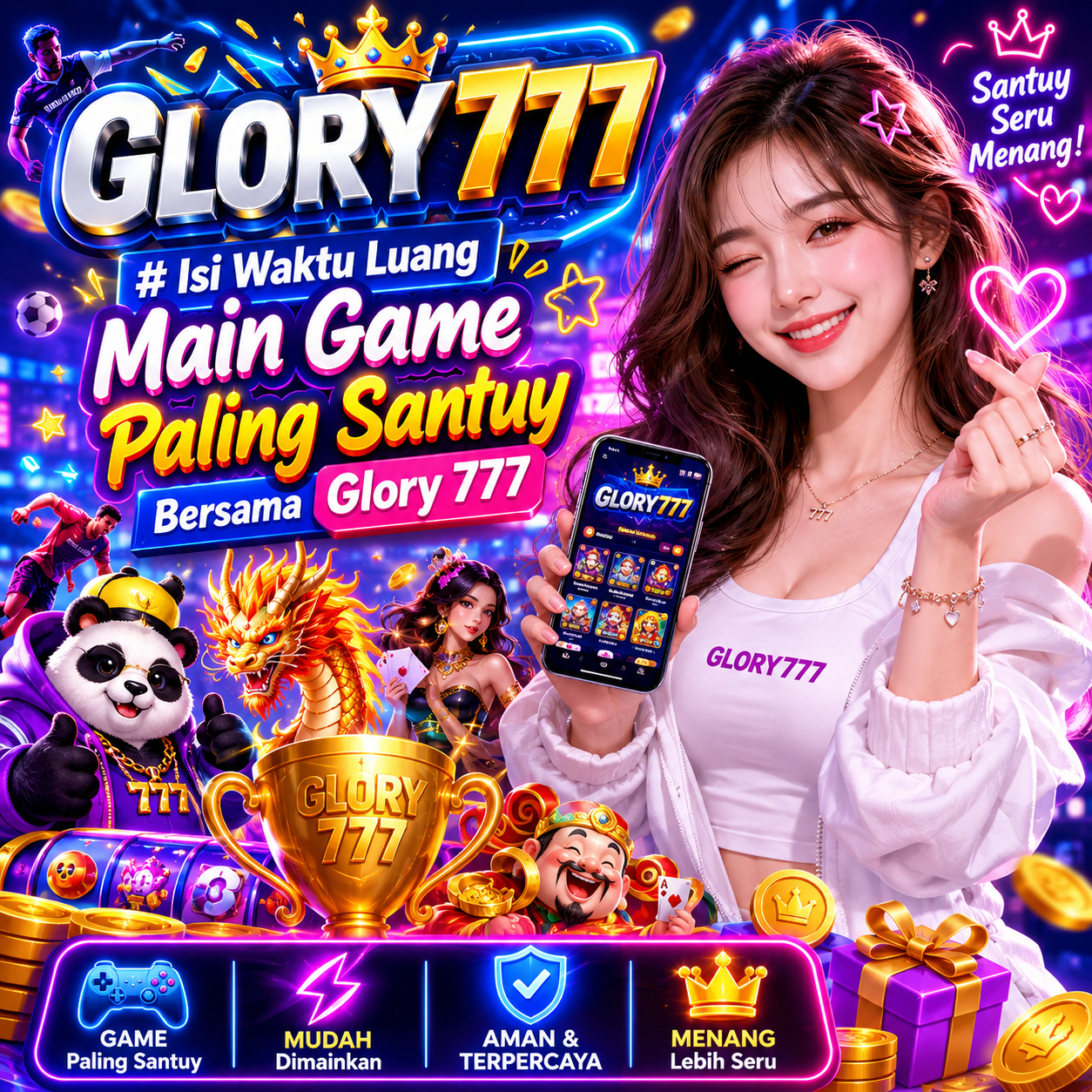 GLORY777: Situs Game Mobile Seru untuk Isi Waktu Luang Jadi Penuh Warna